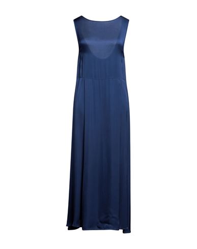 Croche Crochè Woman Maxi Dress Blue Size M Viscose