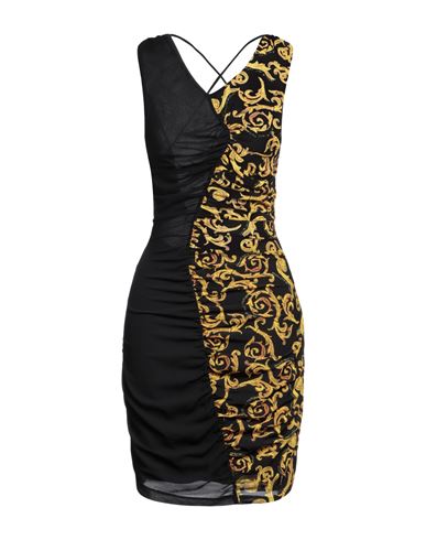 Versace Jeans Couture Woman Mini Dress Black Size 14 Polyester