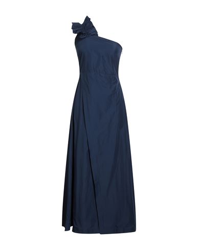Croche Crochè Woman Maxi Dress Navy Blue Size Xs Polyester