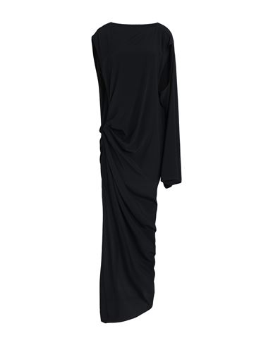 Rick Owens Black Silk-viscose Blend Dress In Black