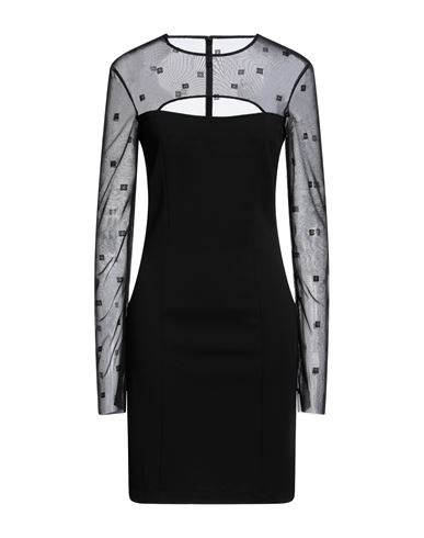 Shop Givenchy Woman Mini Dress Black Size 4 Viscose, Polyamide, Elastane