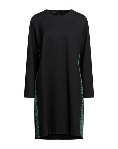 Hanita Woman Mini Dress Black Size Xl Viscose, Nylon, Elastane