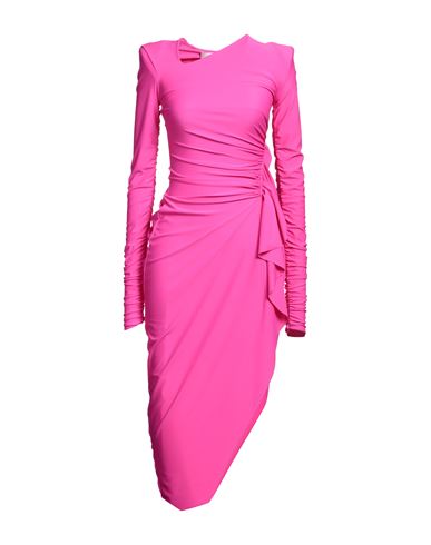 Az Factory Woman Mini Dress Fuchsia Size 4 Polyamide, Elastane In Pink