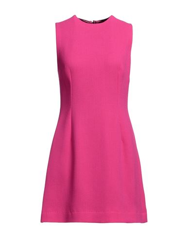 Dolce & Gabbana Woman Mini Dress Fuchsia Size 8 Wool In Pink