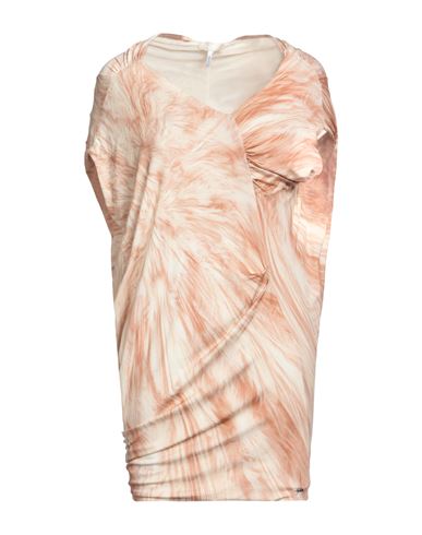 Byblos Woman Mini Dress Pastel Pink Size Onesize Viscose, Lycra