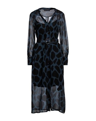 Vestido midi Mujer Azul noche 38 Mujer