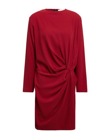 8pm Woman Mini Dress Burgundy Size S Polyester, Elastane