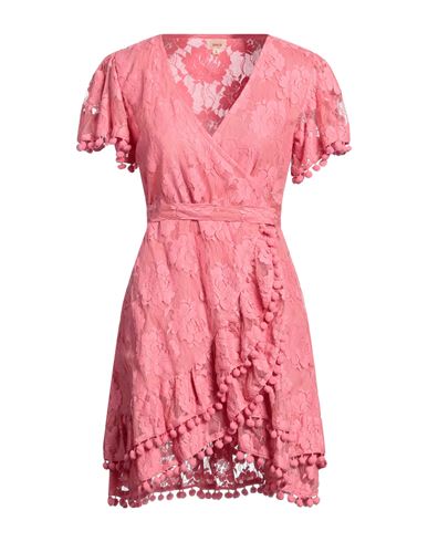 Toy G. Woman Mini Dress Pink Size S Cotton, Nylon