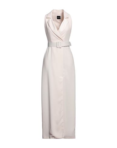 Mem.js Mem. Js Woman Long Dress Ivory Size 4 Polyester In White