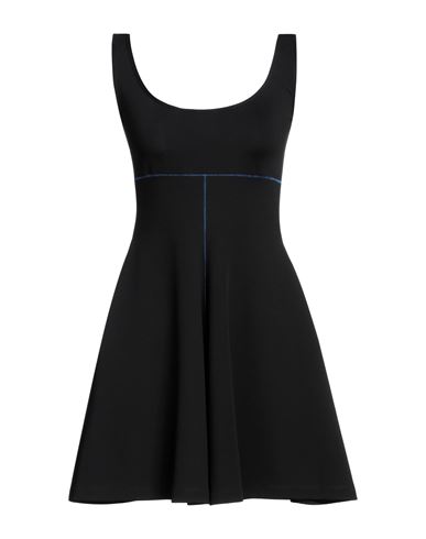 Shop Marni Woman Mini Dress Black Size 8 Viscose, Polyamide, Elastane