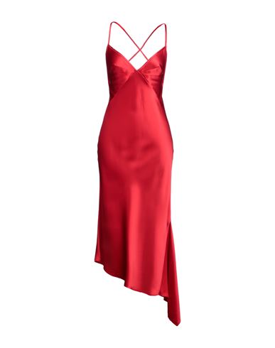 Shop N°21 Woman Midi Dress Red Size 8 Viscose