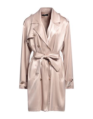 Monique Garçonne Woman Overcoat & Trench Coat Light Brown Size 8 Polyester In Beige