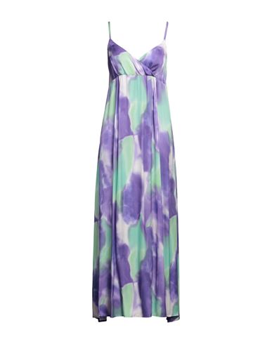 Hopper Woman Maxi Dress Purple Size 10 Viscose