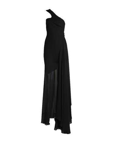 Shop Monique Garçonne Woman Maxi Dress Black Size 4 Polyester