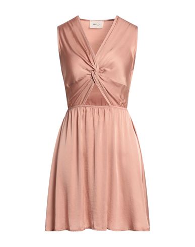 Vicolo Woman Short Dress Blush Size Onesize Viscose In Pink