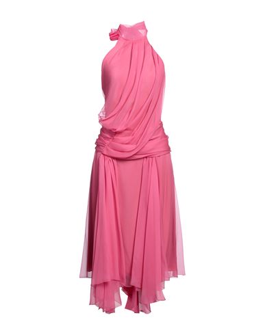 Alberta Ferretti Woman Maxi Dress Fuchsia Size 8 Silk In Pink