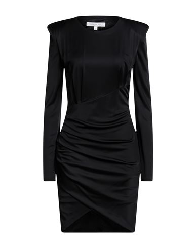 Patrizia Pepe Woman Short Dress Black Size 2 Viscose