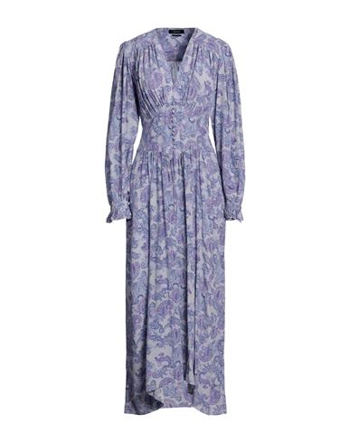 Isabel Marant Woman Long Dress Lilac Size 6 Silk In Purple