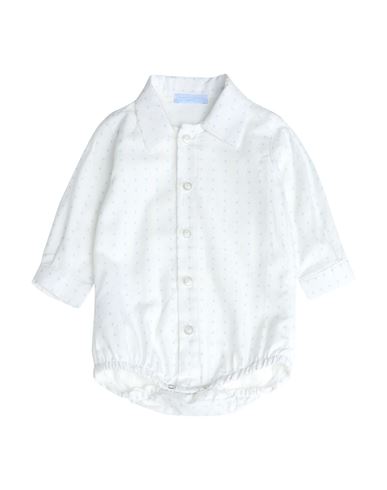 Shop Manuell & Frank Newborn Boy Shirt Off White Size 3 Viscose, Cotton