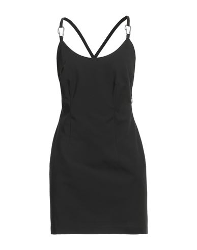 Shop Heron Preston Woman Mini Dress Black Size 8 Polyester, Viscose, Elastane