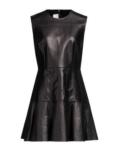 Valentino Garavani Woman Mini Dress Black Size 8 Lambskin