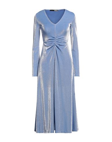 Rotate Birger Christensen Woman Midi Dress Light Blue Size 6 Recycled Polyamide, Polyester