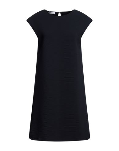 Diana Gallesi Woman Mini Dress Navy Blue Size 8 Polyester, Viscose, Elastane In Black