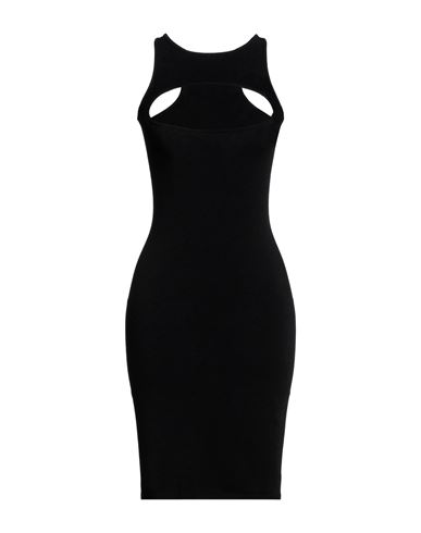Dsquared2 Woman Mini Dress Black Size M Viscose, Polyester