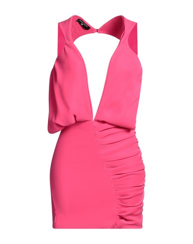 Monique Garçonne Woman Mini Dress Fuchsia Size 10 Polyester In Pink