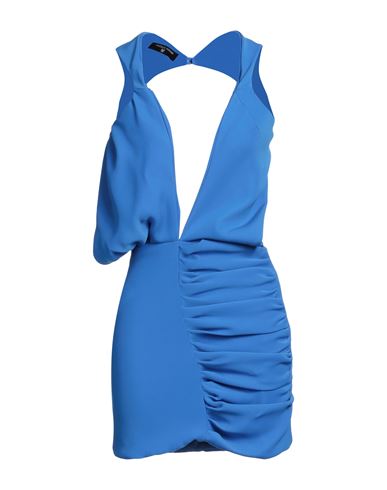 Monique Garçonne Woman Mini Dress Bright Blue Size 10 Polyester