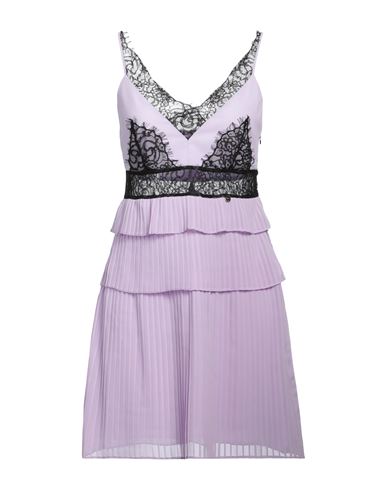 Liu •jo Woman Mini Dress Lilac Size 6 Polyester In Purple