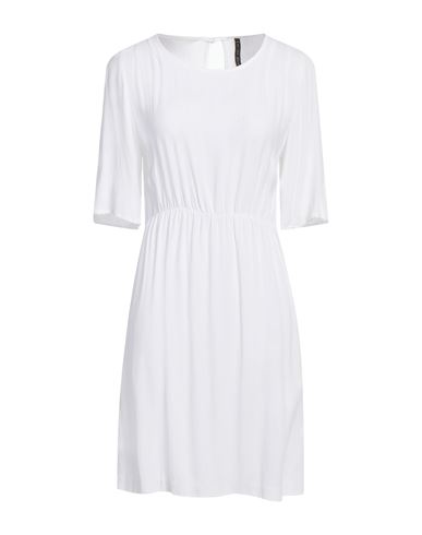 Manila Grace Woman Mini Dress White Size 4 Viscose In White