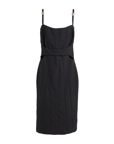 Monique Garçonne Woman Midi Dress Black Size 8 Polyester