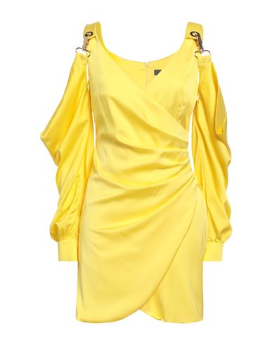 Monique Garçonne Woman Mini Dress Yellow Size 4 Polyester