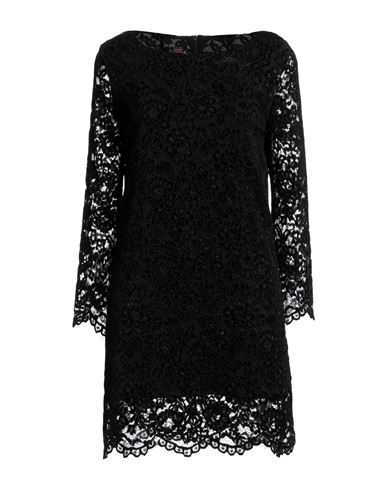 Stefanel Woman Short Dress Black Size Xl Polyester