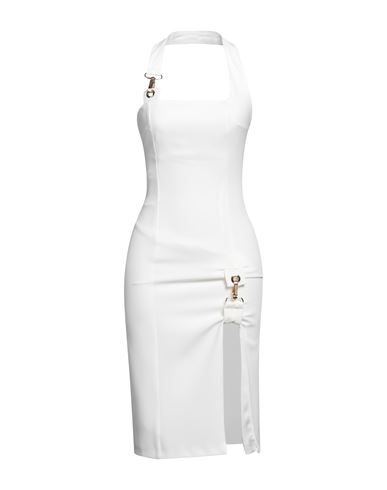 Monique Garçonne Woman Mini Dress White Size 2 Polyester, Elastane