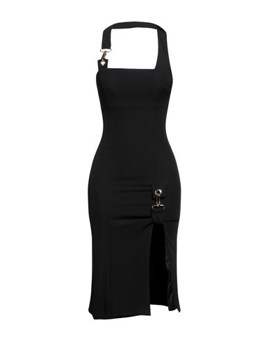 Monique Garçonne Woman Mini Dress Black Size 2 Polyester, Elastane