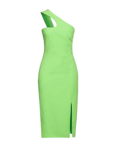 Monique Garçonne Woman Midi Dress Light Green Size 10 Polyester