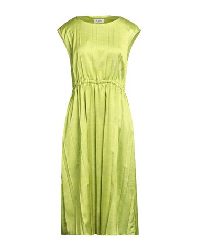 Aviu Aviù Woman Midi Dress Acid Green Size 6 Polyester, Elastane