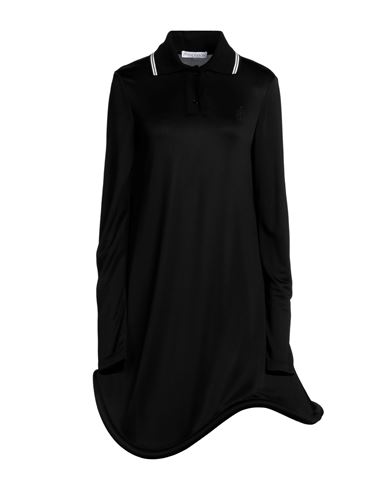 Jw Anderson Woman Mini Dress Black Size 4 Viscose, Cotton, Polyamide, Elastane