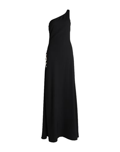 Stefano De Lellis Woman Maxi Dress Black Size 6 Pes - Polyethersulfone, Elastane