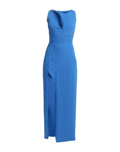 Shop Monique Garçonne Woman Maxi Dress Light Blue Size 4 Polyester
