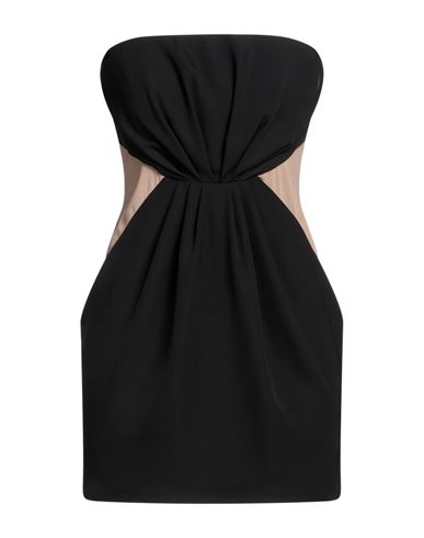 Monique Garçonne Woman Mini Dress Black Size 10 Polyester, Elastane