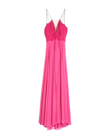 Shop Monique Garçonne Woman Maxi Dress Fuchsia Size 6 Polyester, Elastane In Pink