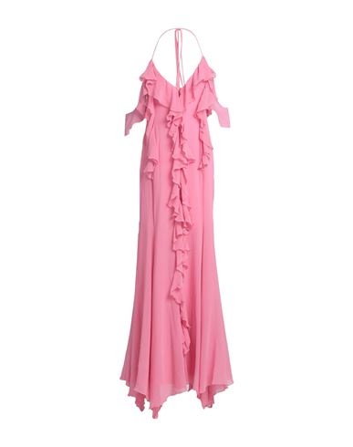 Blumarine Woman Maxi Dress Pink Size 6 Cotton, Silk