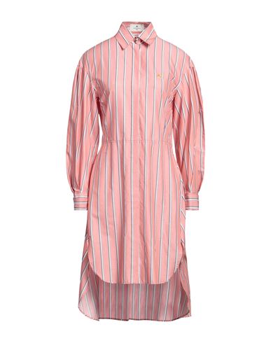 Etro Woman Short Dress Pink Size 12 Cotton