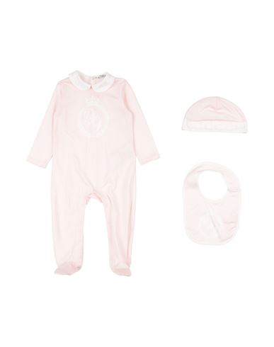 Dolce & Gabbana Newborn Girl Baby Accessories Set Light Pink Size 3 Cotton