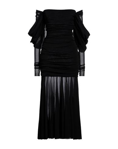 Philosophy Di Lorenzo Serafini Woman Midi Dress Black Size 6 Polyamide
