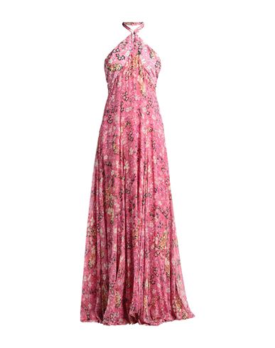 Shop Etro Woman Maxi Dress Pink Size 8 Silk, Viscose