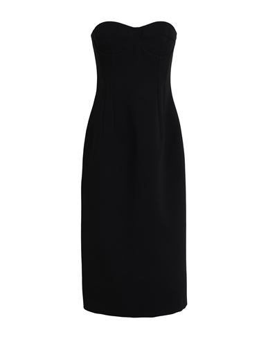 Max & Co . Adr De-coated Woman Midi Dress Black Size 8 Polyester